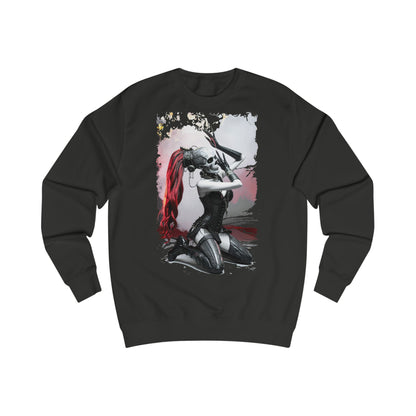 Edgy Cosplay Sweatshirt - Unisex Graphic Crewneck, Gift for Gamers, Comic Fans, Stylish Hoodie, Year-Round Comfort