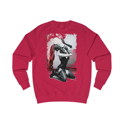 Edgy Cosplay Sweatshirt - Unisex Graphic Crewneck, Gift for Gamers, Comic Fans, Stylish Hoodie, Year-Round Comfort