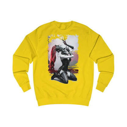 Edgy Cosplay Sweatshirt - Unisex Graphic Crewneck, Gift for Gamers, Comic Fans, Stylish Hoodie, Year-Round Comfort