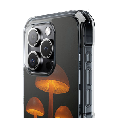 Magnetic Clear Impact Cases, Mushroom Phone Case, Eco-Friendly Phone Cover, Unique Phone Accessories, Gift for Nature Lovers, Artistic