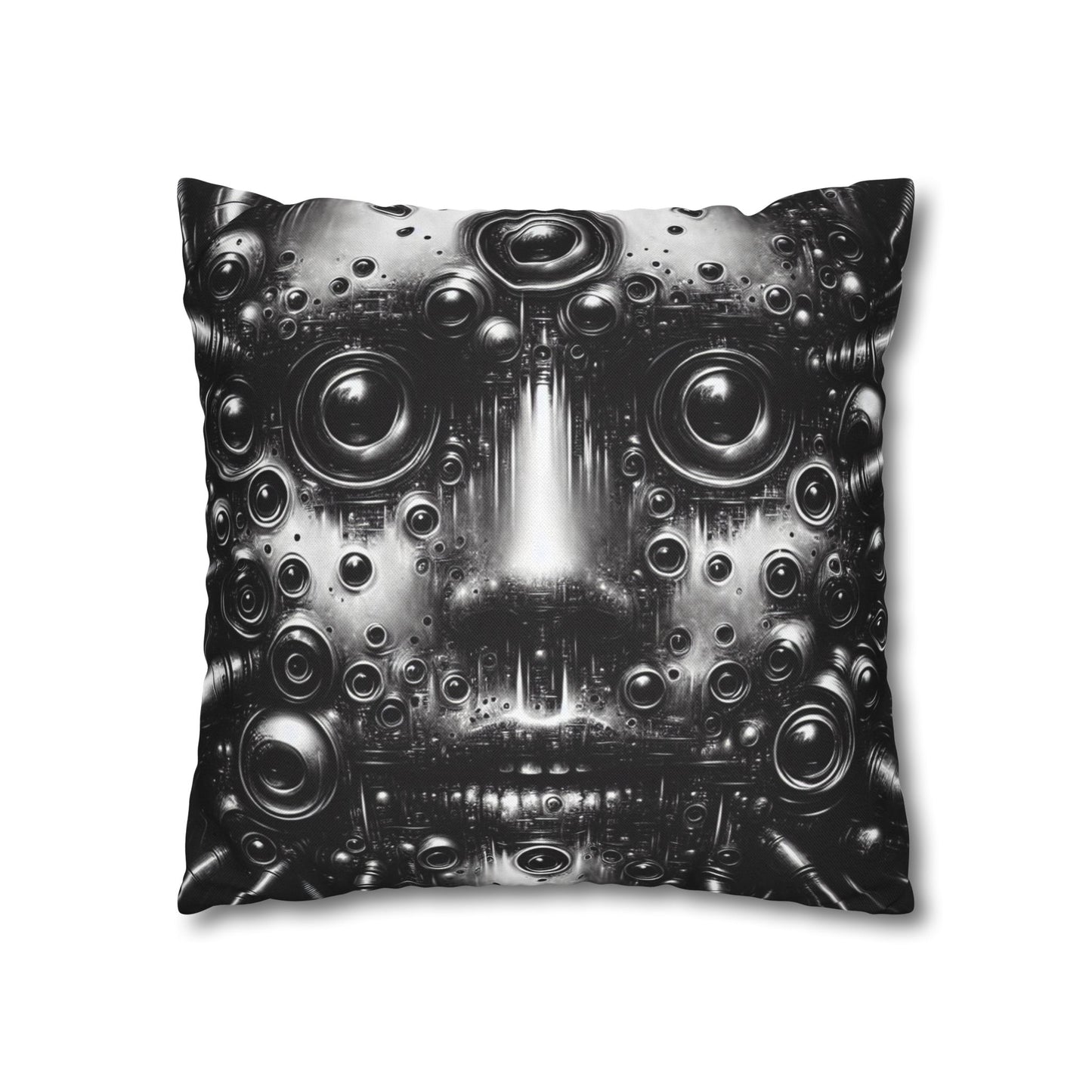 Funky Geometric Pillowcase, Modern Home Decor, Unique Throw Pillow Cover, Artistic Cushion Cover, Gift for Art Lovers