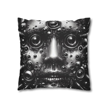 Funky Geometric Pillowcase, Modern Home Decor, Unique Throw Pillow Cover, Artistic Cushion Cover, Gift for Art Lovers