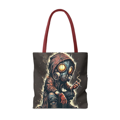 Gothic Tote Bag, Unique AOP Tote, Artful Shopping Bag, Edgy Gift for Her, Trendy Eco-Friendly Tote, Halloween Accessory