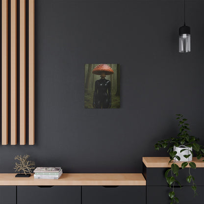 Mystical Mushroom Canvas Art Print, Fantasy Wall Decor, Unique Gift, Home Decoration, Nature Inspired Artwork