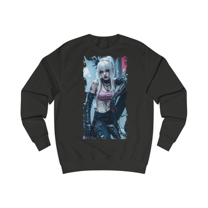 Edgy Graphic Unisex Sweatshirt, Cozy Casual Sweatshirt for Gamers, Perfect Gift for Birthdays, Halloween, or Everyday Wear