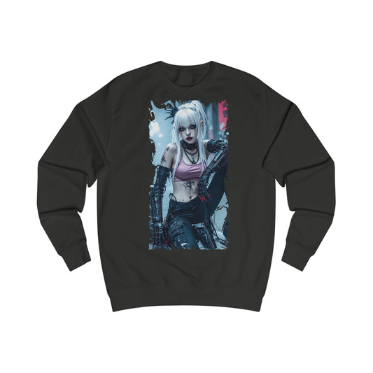 Edgy Graphic Unisex Sweatshirt, Cozy Casual Sweatshirt for Gamers, Perfect Gift for Birthdays, Halloween, or Everyday Wear
