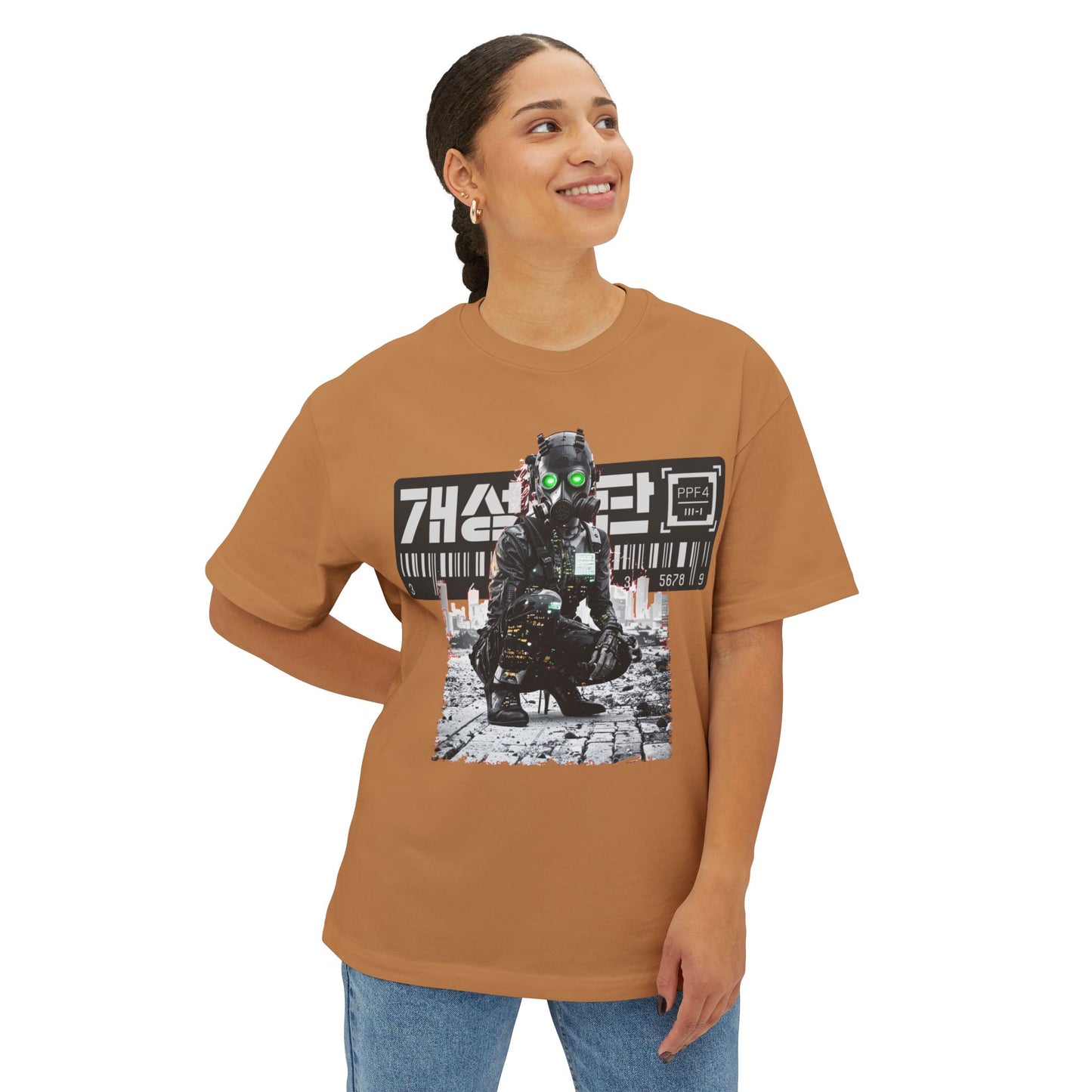 Unisex Oversized Graphic Tee with Futuristic Design, Casual Streetwear, Gift for Gamers, Unique Art Tee for All Occasions, Comfortable [...]