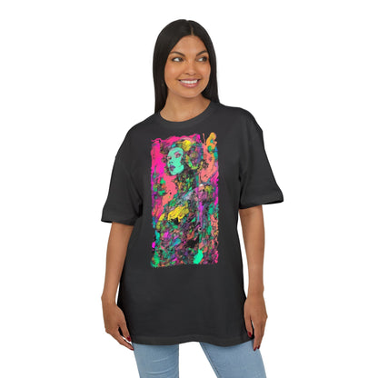 Artistic Oversize Tee - Vibrant Graphic Shirt, Casual Streetwear, Unique Gift for Art Lovers, Everyday Wear, Graphic Tee