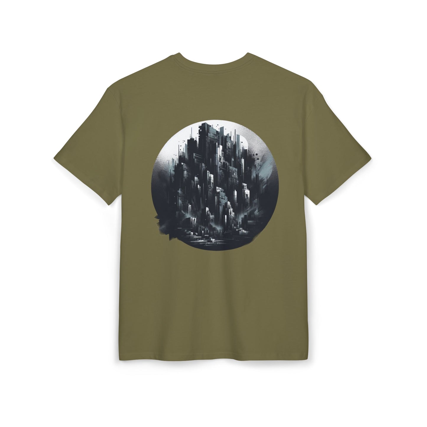 Urban Streetwear Oversize Tee - Futuristic Graphic Design