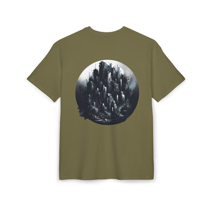 Urban Streetwear Oversize Tee - Futuristic Graphic Design