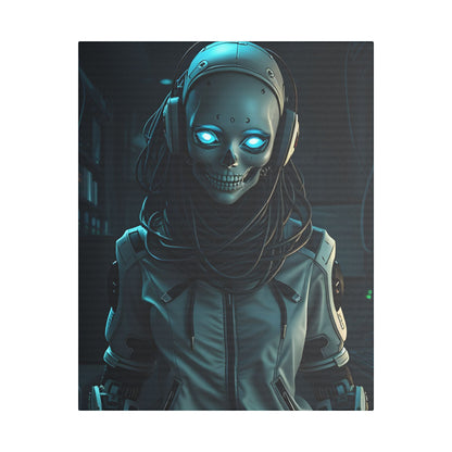 Futuristic Canvas Art, Wall Decor, Sci-Fi Home Accent, Unique Gift for Tech Lovers, Robot Themed Artwork