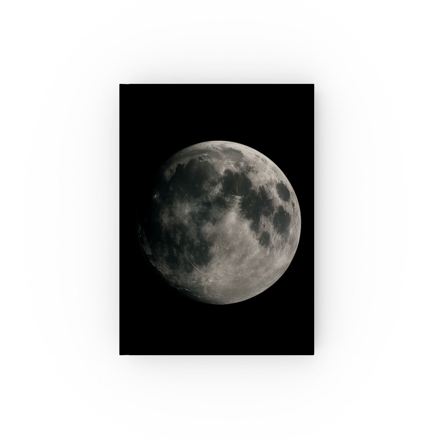 Moonlit Hard Backed Journal for Dreamers, Writing, Self-Reflection, Gift for Women, Night Sky Lovers, Inspiring Notebook