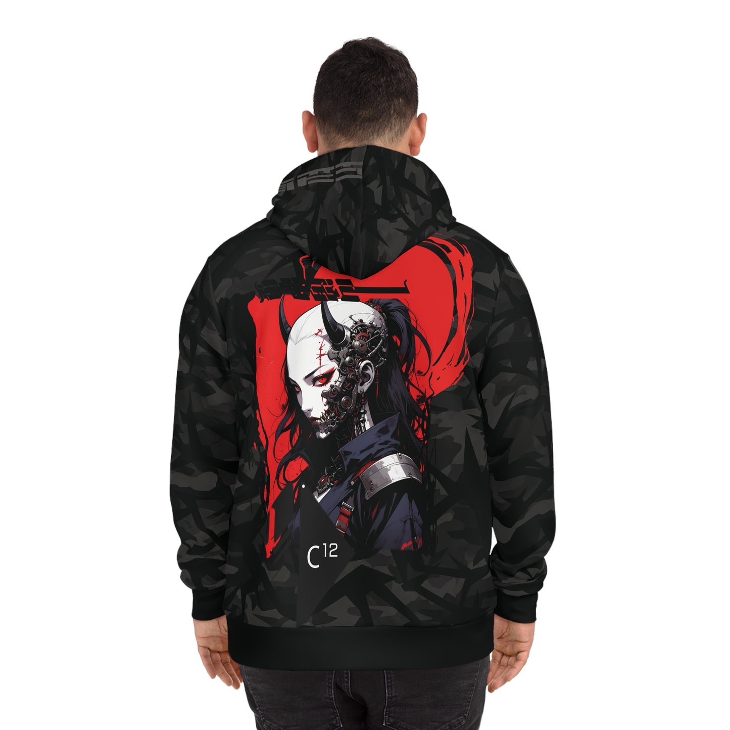 Fashion Hoodie with Bold Graphic Design, Streetwear, Unisex Pullover, Edgy Style, Casual Comfort, Gift for Gamers, Perfect for Fall