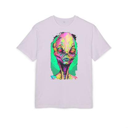 Alien Art Oversize Tee, Graphic Tee, Unisex T-Shirt, Casual Wear, Unique Gift for Sci-Fi Lovers