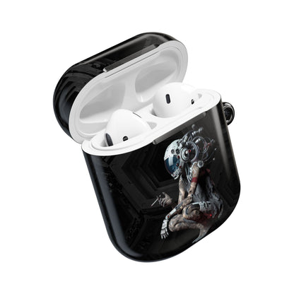Futuristic AirPod Cases - Stylish Protection for Music Lovers, Gift for Tech Enthusiasts, Trendy Headphone Cover, Unique Tech Gift