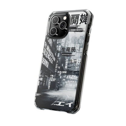 Stylish Magnetic Clear Impact Cases, Phone Protection, Urban Aesthetic, Gift for Tech Lovers, Summer Vibes, Trendy Accessories