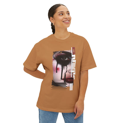 Artistic Oversized Tee - Bold Abstract Design, Streetwear, Casual Style, Unique Gift, Graphic Tee