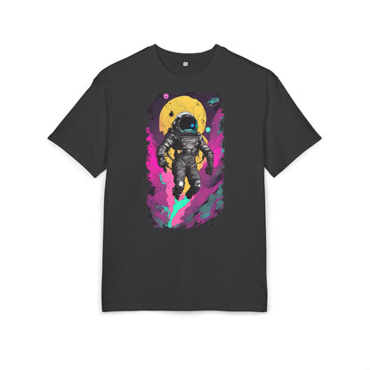 Cosmic Astronaut Tee, Unisex Oversize Tee, Space Graphic Shirt, Retro Astronaut T-Shirt, Gift for Space Lovers, Unique Graphic Tee