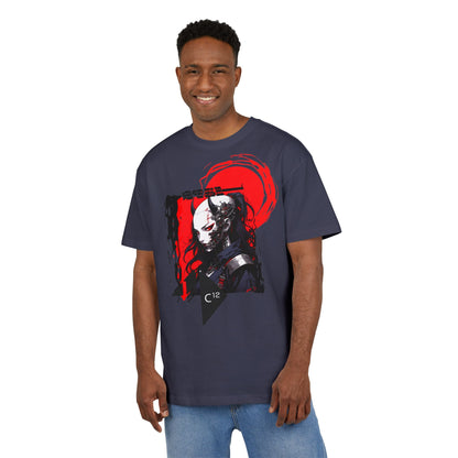 Unisex Graphic Oversized Tee with Artistic Design, Casual Streetwear, Unique Gift for Art Lovers and Gamers, Perfect for Everyday Wear