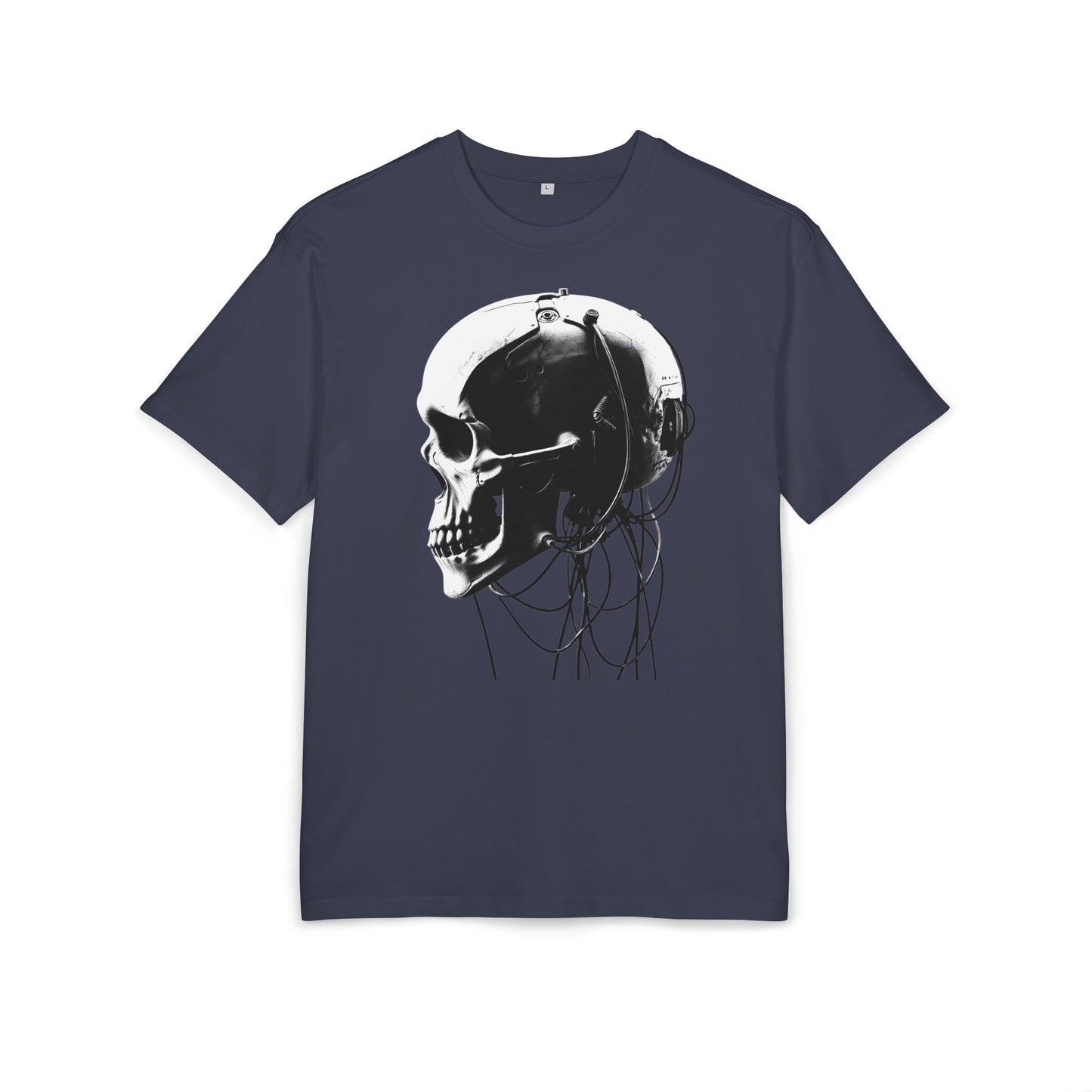 Unisex Skull Graphic Oversize Tee - Bold, Edgy Style for Casual Wear