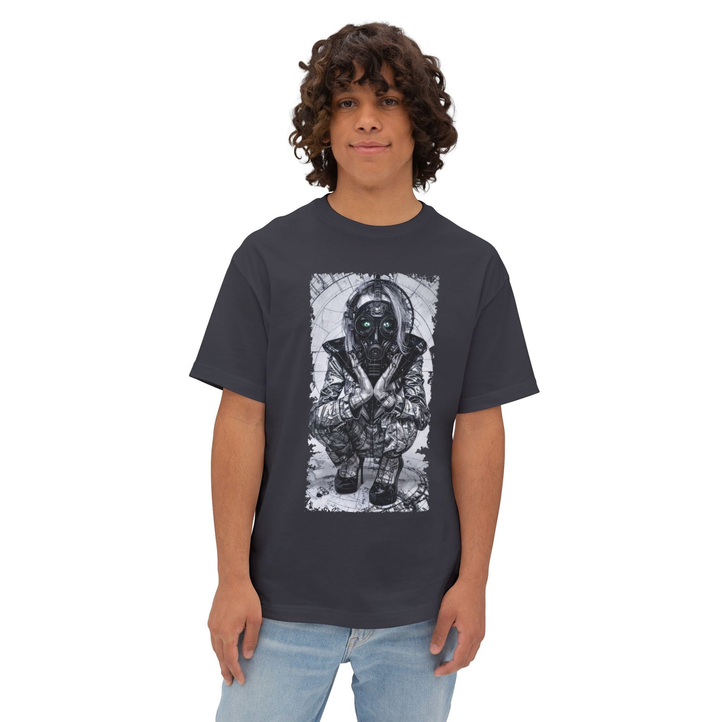Unique Graphic Unisex Oversized Tee, Casual Streetwear, Ideal Gift for Art Lovers, Perfect for Summer Festivals, Relaxed Style