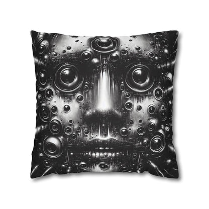 Funky Geometric Pillowcase, Modern Home Decor, Unique Throw Pillow Cover, Artistic Cushion Cover, Gift for Art Lovers