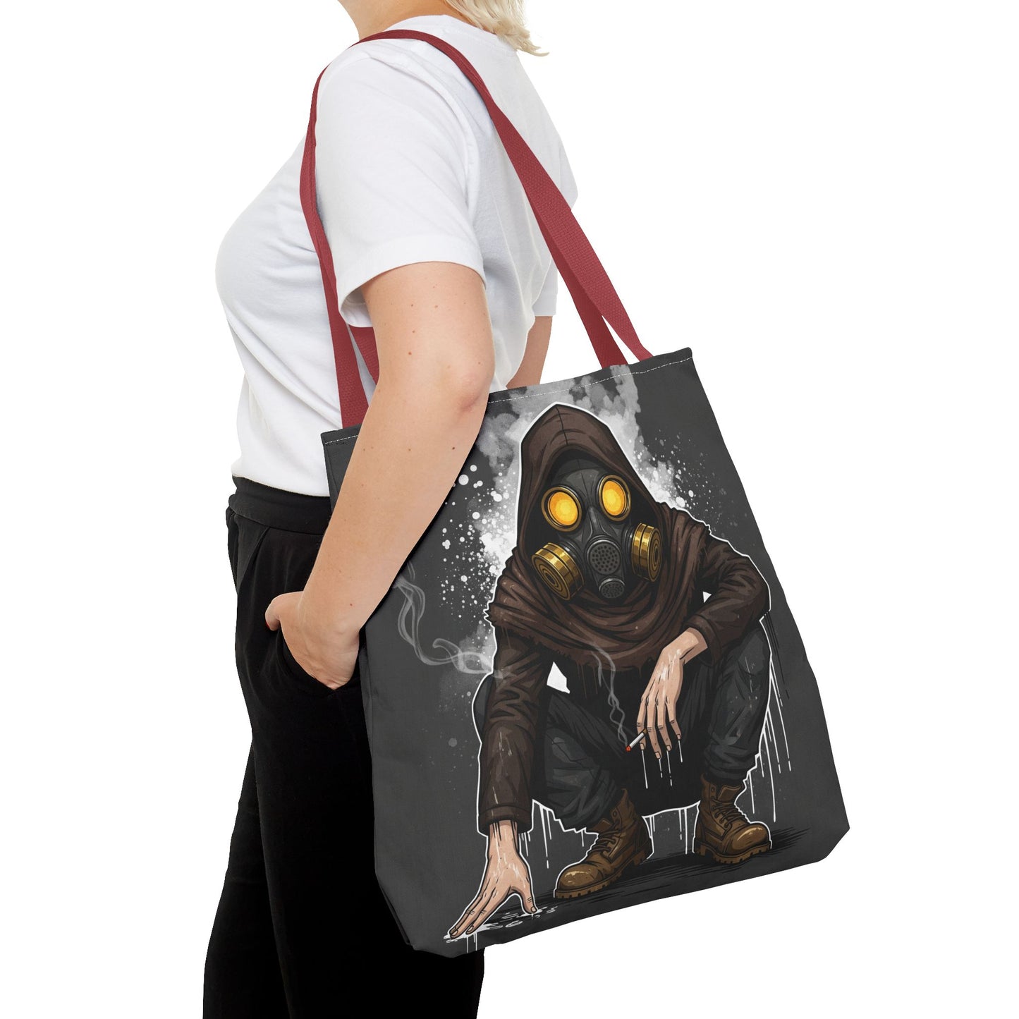 Urban Adventure Tote Bag, Eco-Friendly Canvas Bag, Street Art Style, Unique Gift for Backpackers, Festival Essential, Everyday Use