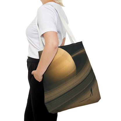 Cosmic Journey Tote Bag, Space Art Tote, Celestial Shopping Bag, Gift for Astronomy Lovers, AOP Bags for Everyday Use
