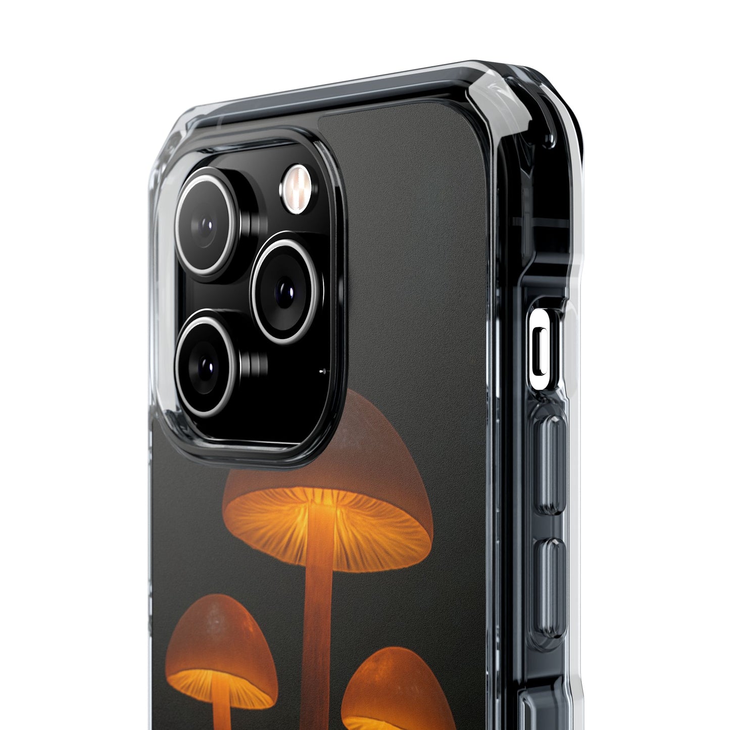 Magnetic Clear Impact Cases, Mushroom Phone Case, Eco-Friendly Phone Cover, Unique Phone Accessories, Gift for Nature Lovers, Artistic