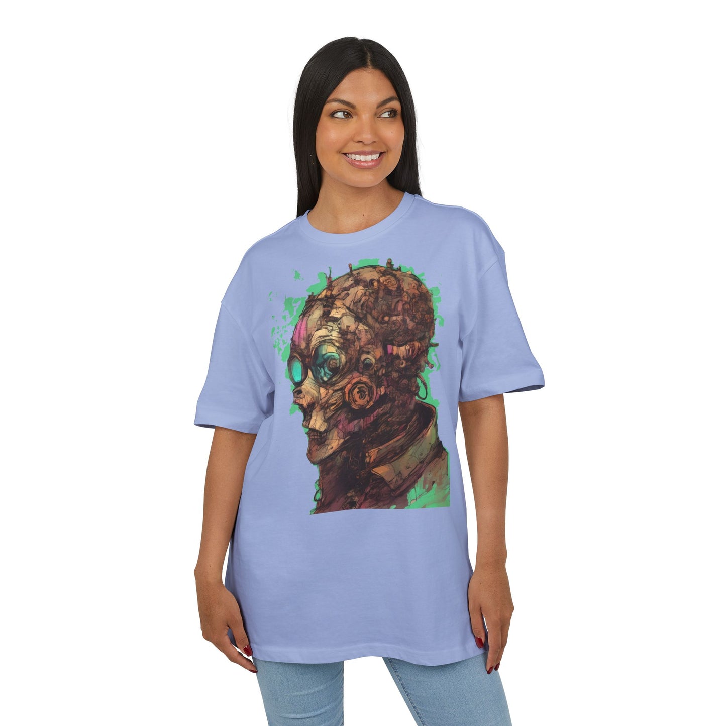 Artistic Oversize Tee - Unique Graphic Shirt for Art Lovers, Unisex Fashion, Streetwear Style, Gift for Creatives, Trendy Apparel