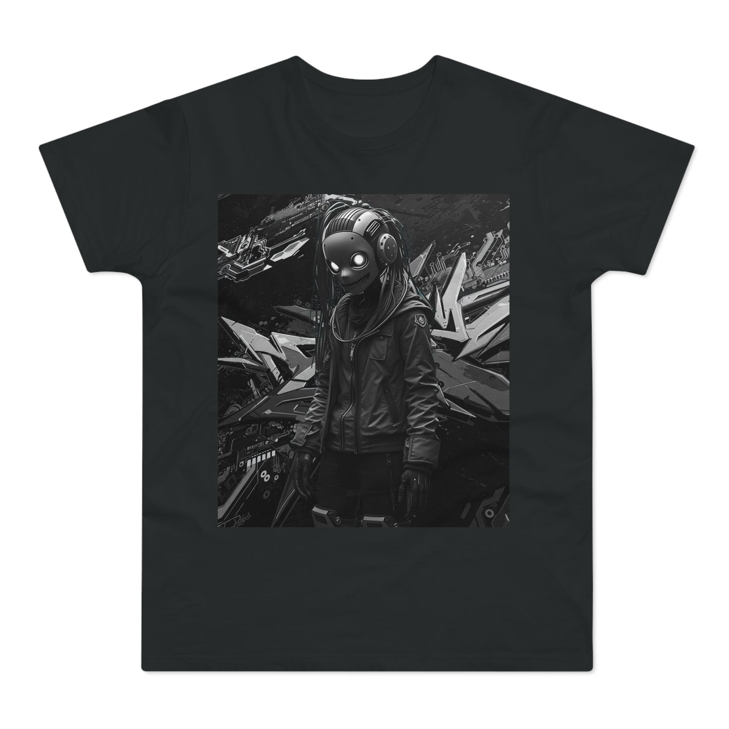 Urban Cyberpunk Unisex T-Shirt - Edgy Graphic Tee with Futuristic Design