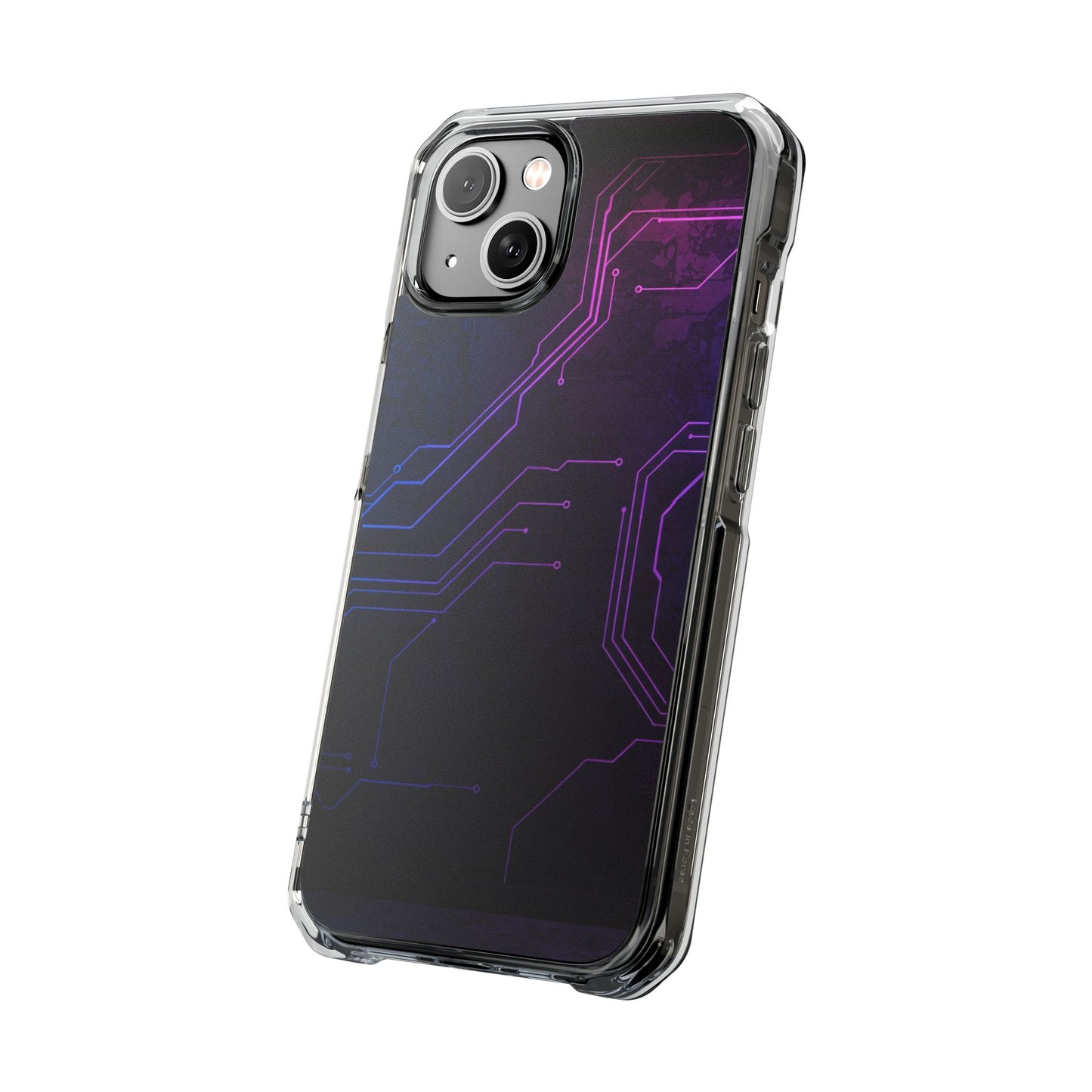 Magnetic Clear Phone Case - Tech-Inspired Design for Gamers, Stylish Protection, Gift for Tech Lovers, Phone Accessories, Customizable Case