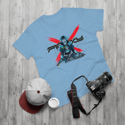 Futuristic Robot Graphic Tee - Unisex Casual T-Shirt, Geek Fashion, Gift for Gamers, Science Fiction Style, Birthday Present