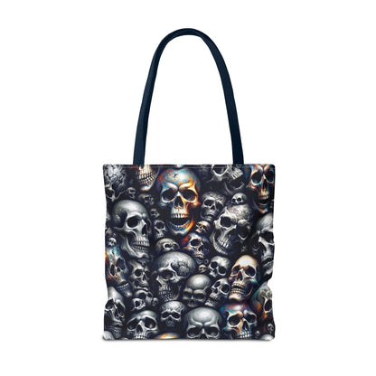 Gothic Skull Tote Bag | Gift for Halloween, Alternative Fashion, Edgy Eco-Friendly Bag, Casual Everyday Use