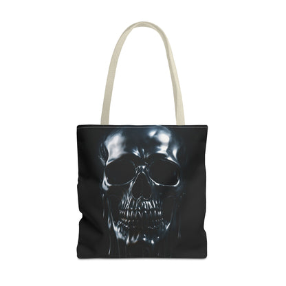 Gothic Skull Tote Bag, Edgy Fashion Accessory, Perfect for Halloween, Unique Gift Idea, Stylish Shopping Companion, All-Occasion Use