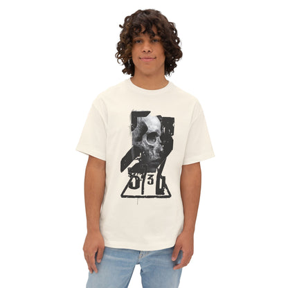 Edgy Graphic Tee, Unisex Oversized Boxy Tee, Goth Fashion Shirt, Casual Streetwear Top, Grunge Style Tee, Perfect Gift for Halloween
