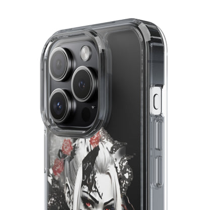 Mystical Warrior Clear Phone Case - Stylish & Protective