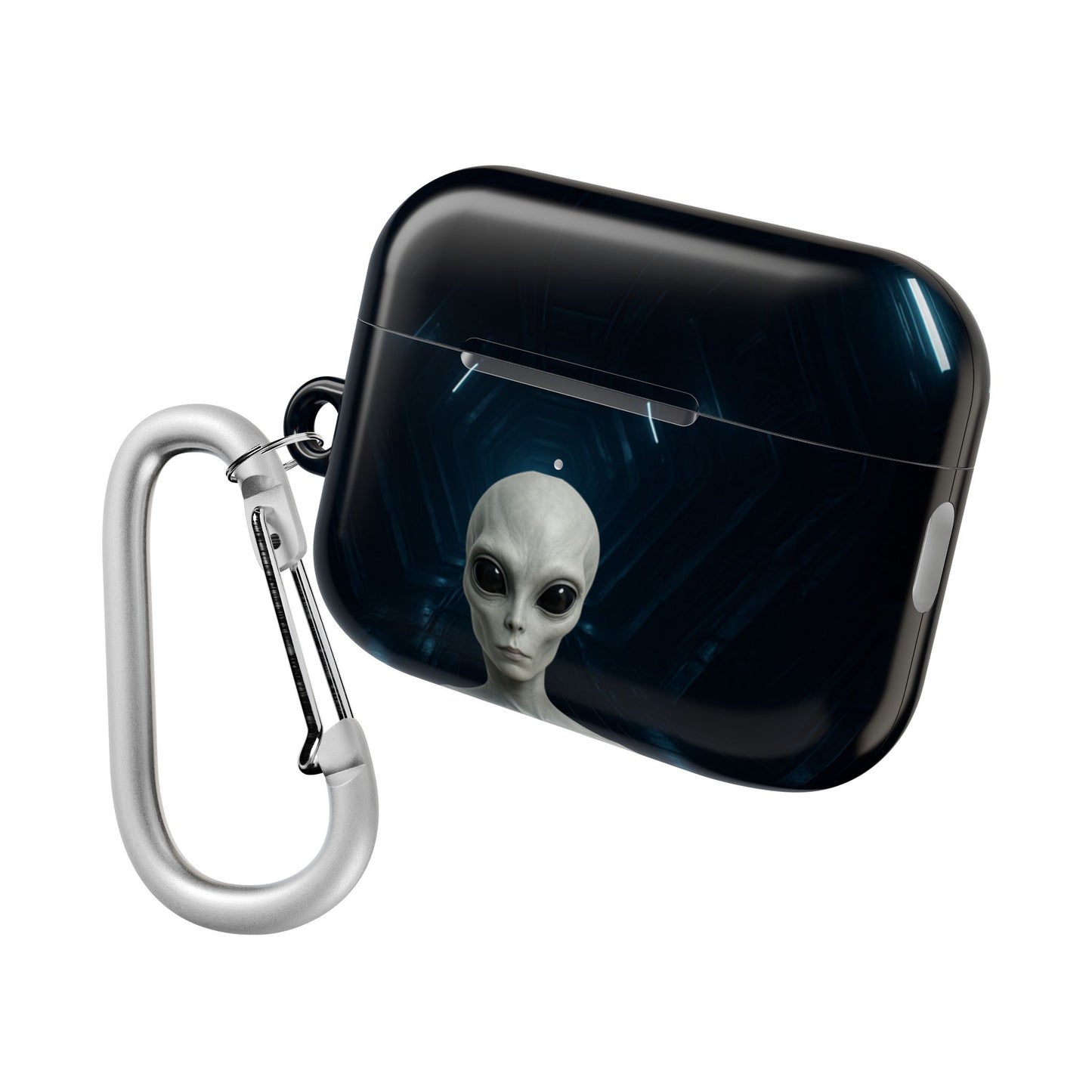 Alien-Themed AirPod Case, Funky Wireless Earbud Cover, Sci-Fi Gift for Music Lovers, Unique Tech Accessory, Halloween Present, Trendy Gadget