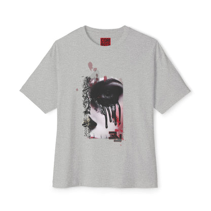 Chic Oversized Graphic Tee - Edgy Art Shirt, Casual Everyday Wear, Fashion Statement, Gift for Art Lovers, Unisex Street Style