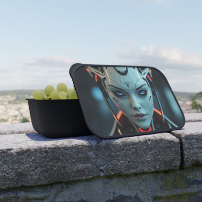 Futuristic Lunch Box, Lunch Container, Meal Prep Box, Eco-Friendly Food Storage, Gift for Tech Lovers, Stylish Food Carrier