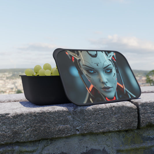 Futuristic Lunch Box, Lunch Container, Meal Prep Box, Eco-Friendly Food Storage, Gift for Tech Lovers, Stylish Food Carrier