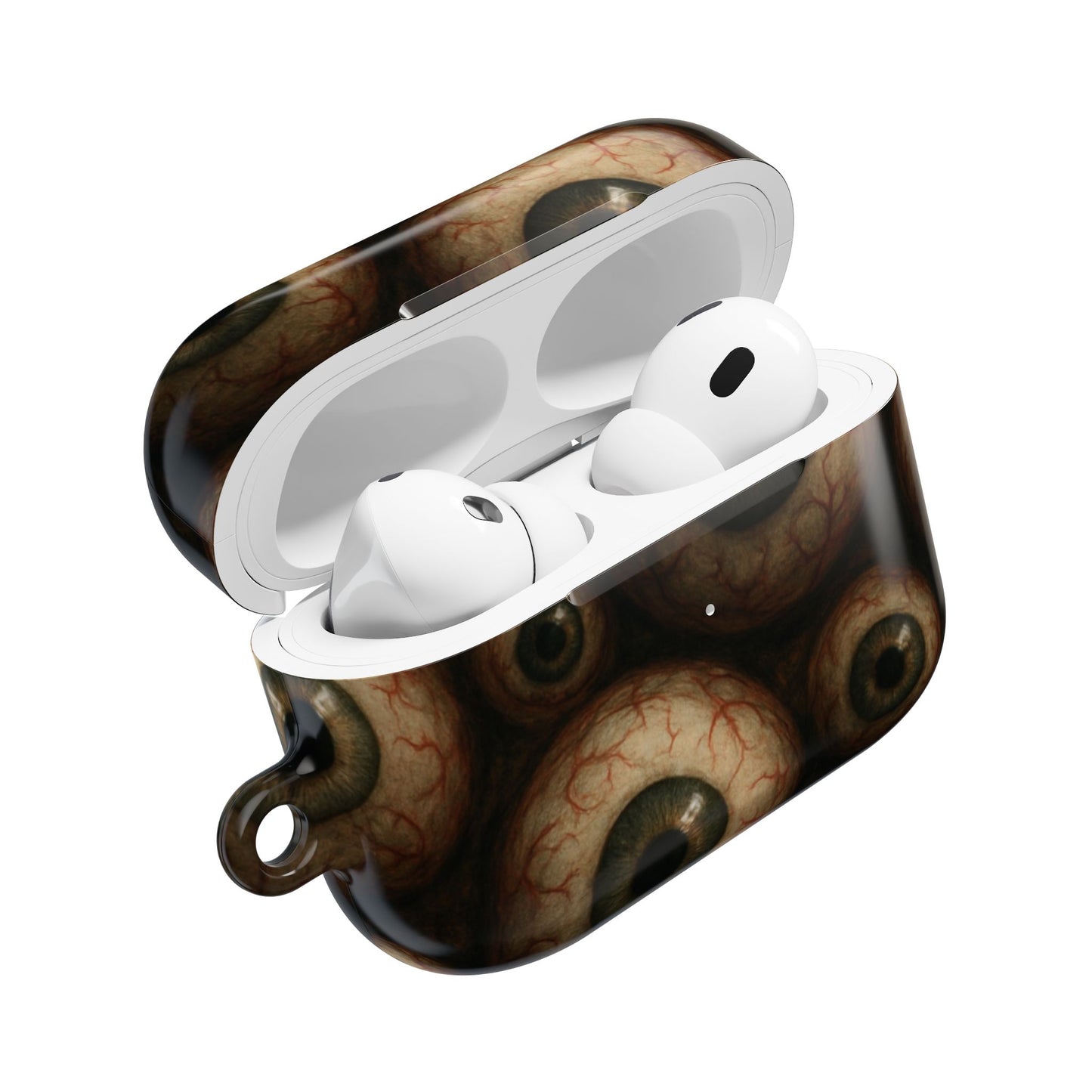 Unique Eyeball AirPod Case, Quirky Phone Accessory, Halloween Gift, Weird Aesthetic Decor, Eye Pattern Tech Case