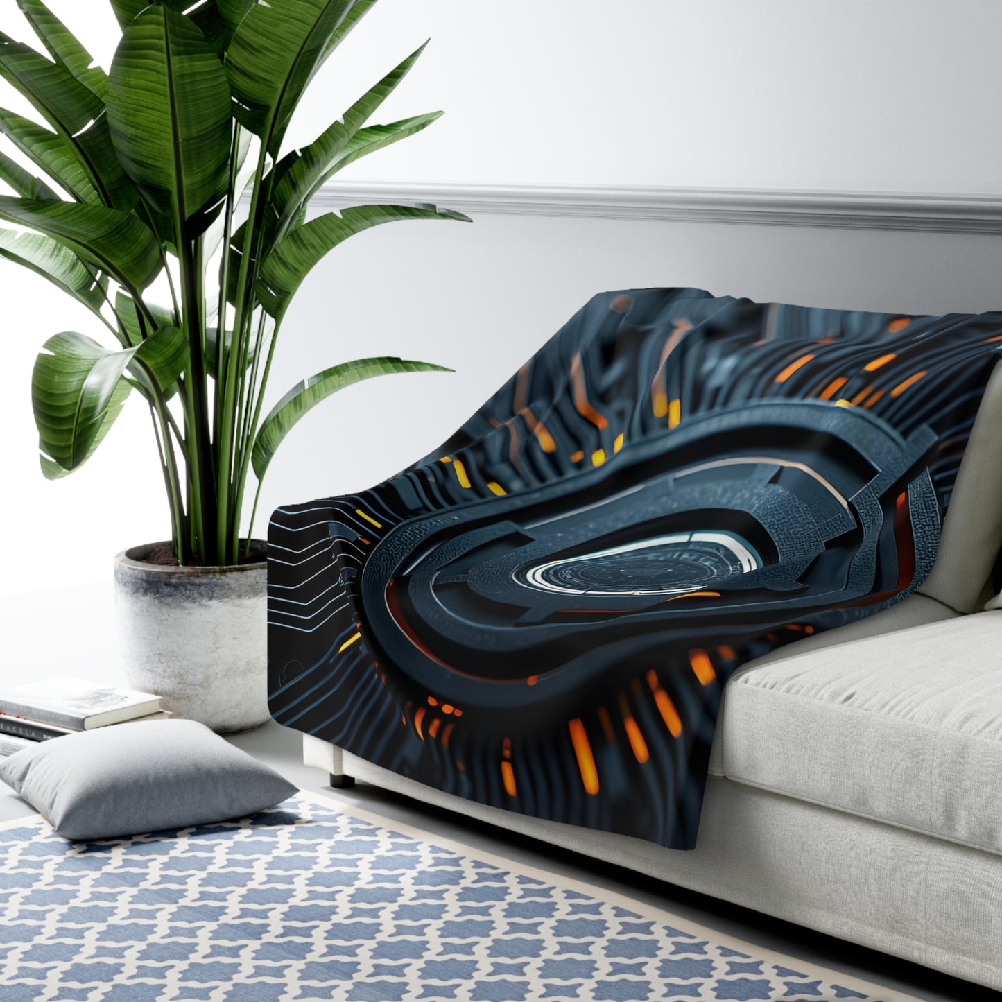Gamer's Sherpa Fleece Blanket - Cozy Gaming Throw