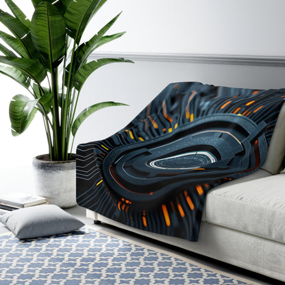 Gamer's Sherpa Fleece Blanket - Cozy Gaming Throw