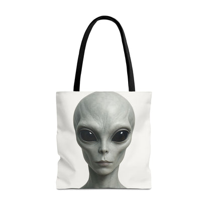 Alien Tote Bag | Intergalactic Style, Eco-Friendly Reusable Bag, Quirky Gift, Space Enthusiast Accessory, Unique Shopping Tote