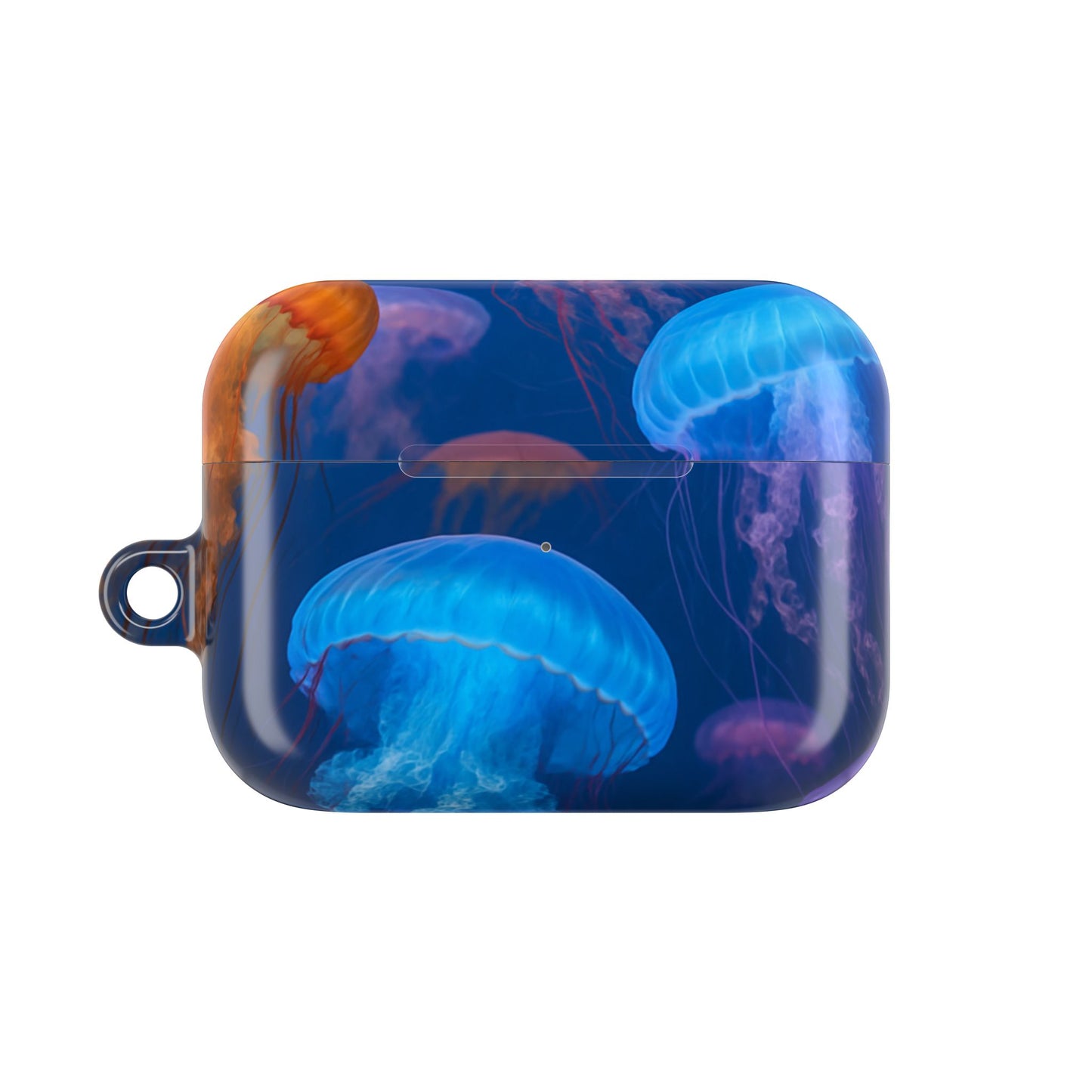 Vibrant Jellyfish AirPod Case, Ocean-Themed Accessory, Colorful AirPod Cover, Unique Gift for Ocean Lovers, Underwater Aesthetic