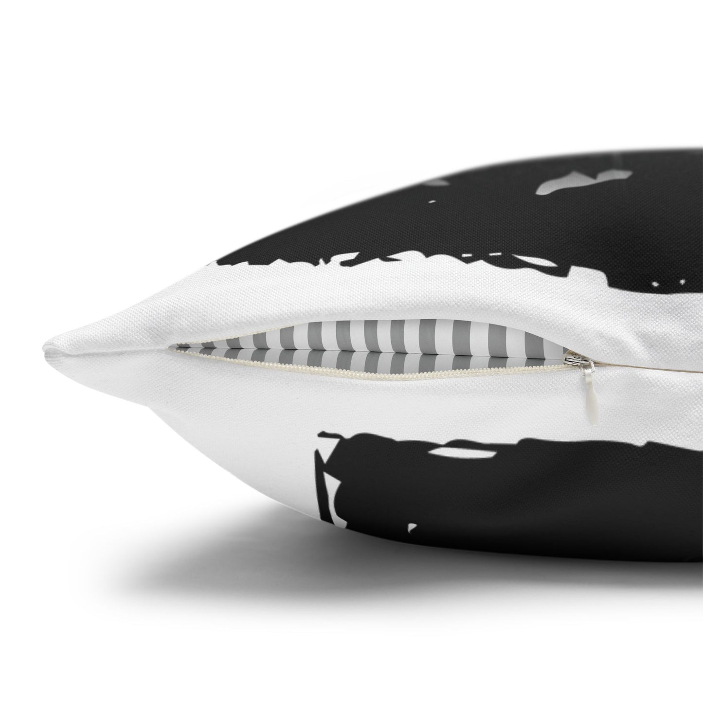 Stylish Spun Polyester Pillowcase, Decorative Accent, Unique Home Decor, Modern Living Room Cushion, Gift for Art Lovers