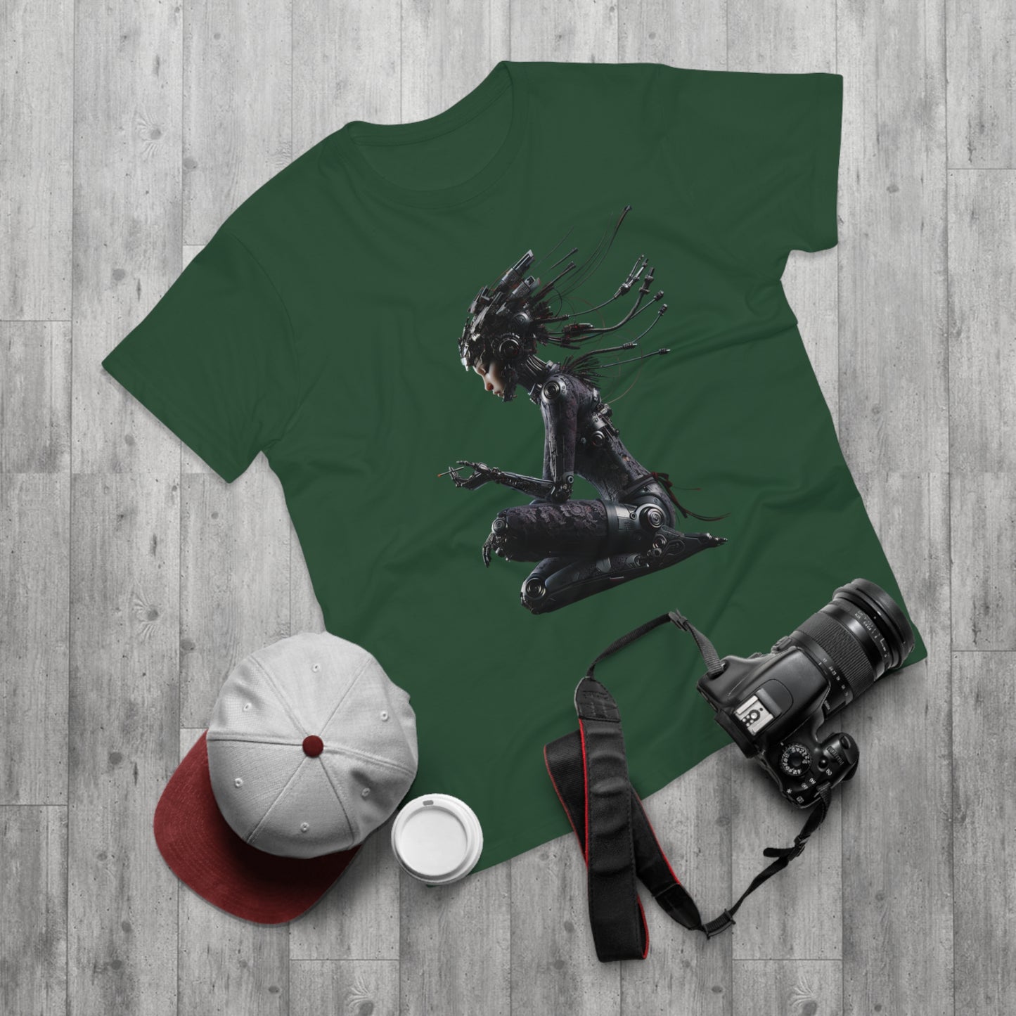 Futuristic Cyberpunk Unisex T-Shirt - Unique Graphic Tee