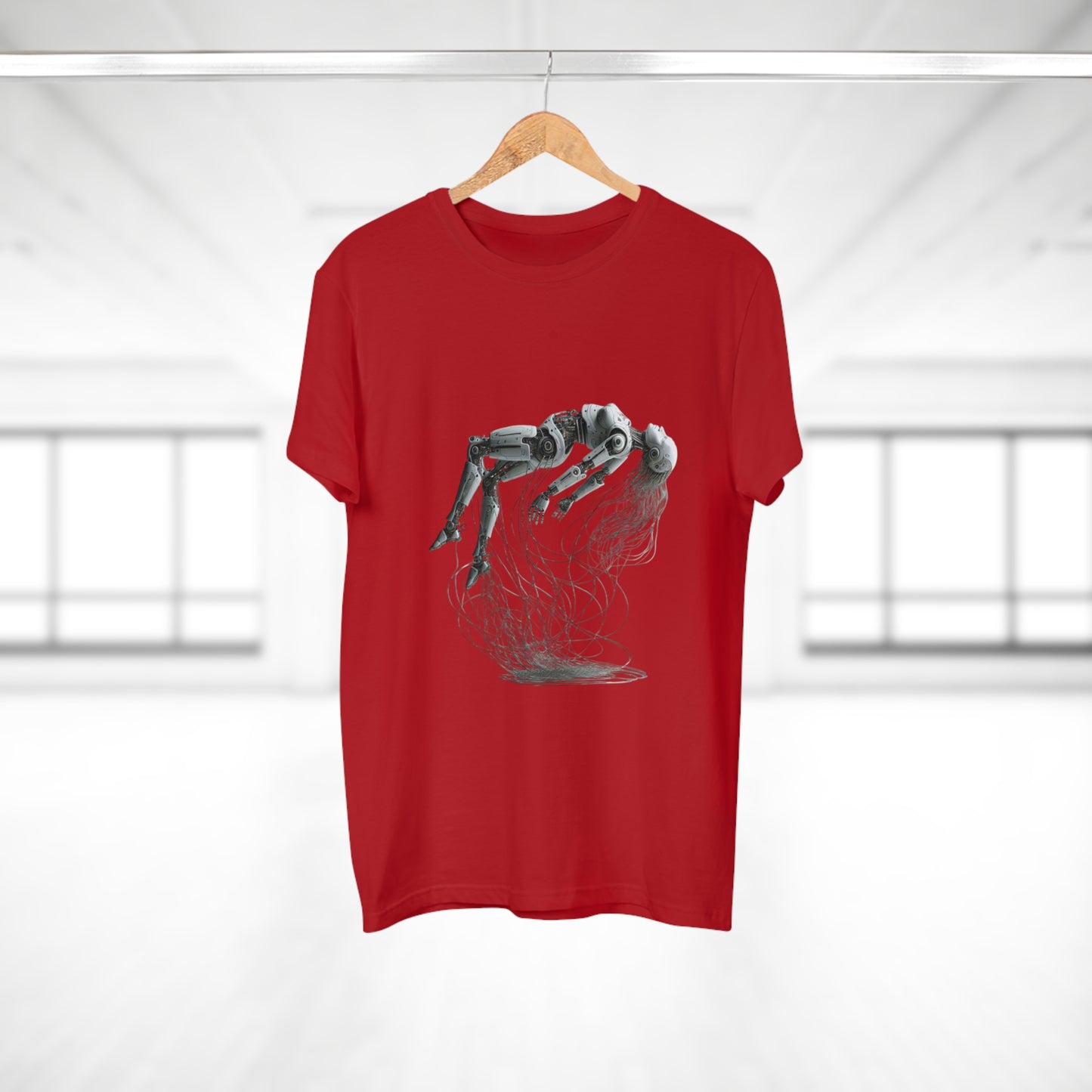 Futuristic Graphic Tee, Cool Unisex T-Shirt for Tech Enthusiasts, Gift for Birthdays, Casual Wear, Unique Art Shirt