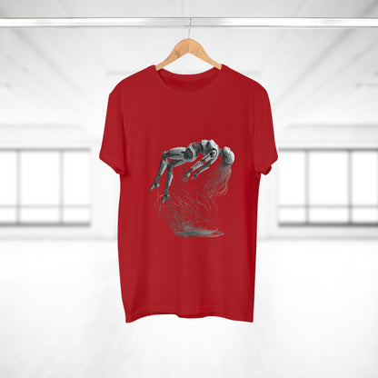 Futuristic Graphic Tee, Cool Unisex T-Shirt for Tech Enthusiasts, Gift for Birthdays, Casual Wear, Unique Art Shirt